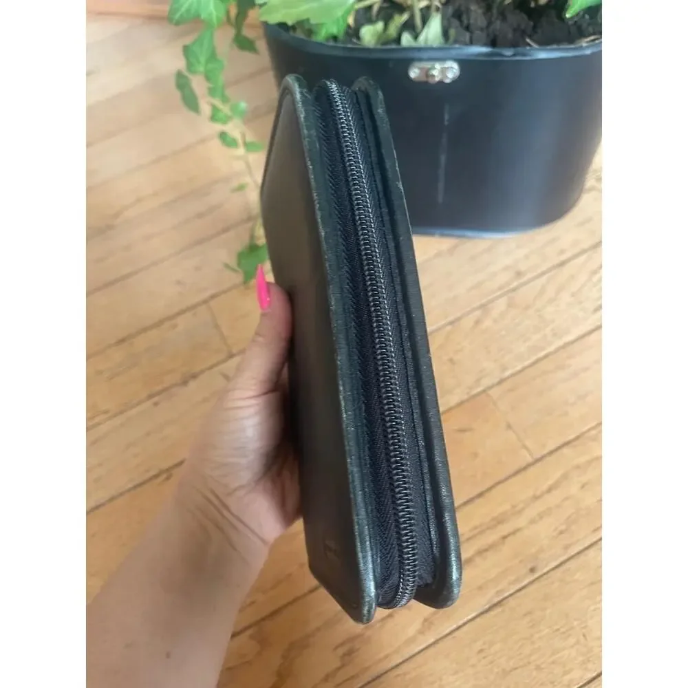 vintage COACH BUSINESS ORGANIZER BLACK  (100